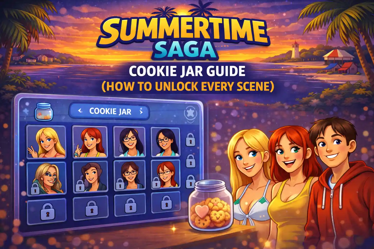 Summertime Saga Cookie Jar scenes gallery and unlocked scene collection