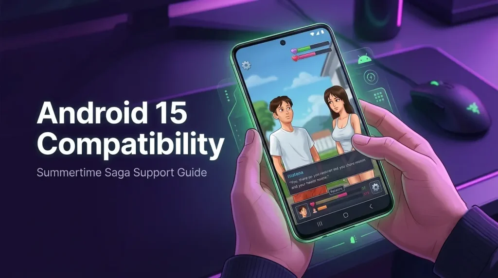 Summertime Saga on Android 15